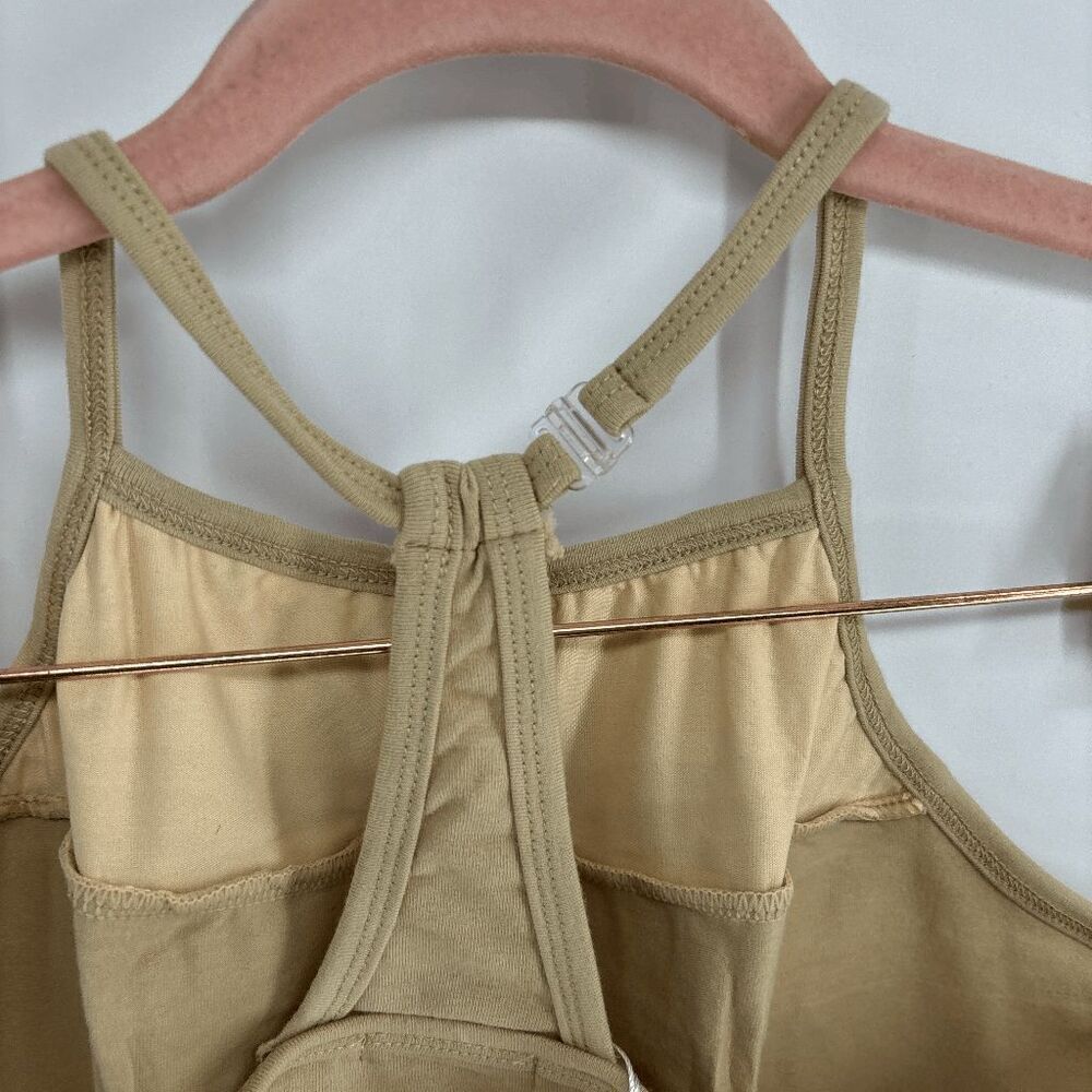 Arshiner Women's Tan Halter Back Sleeveless Bodysuit Size XL NWT - Picture 8 of 8